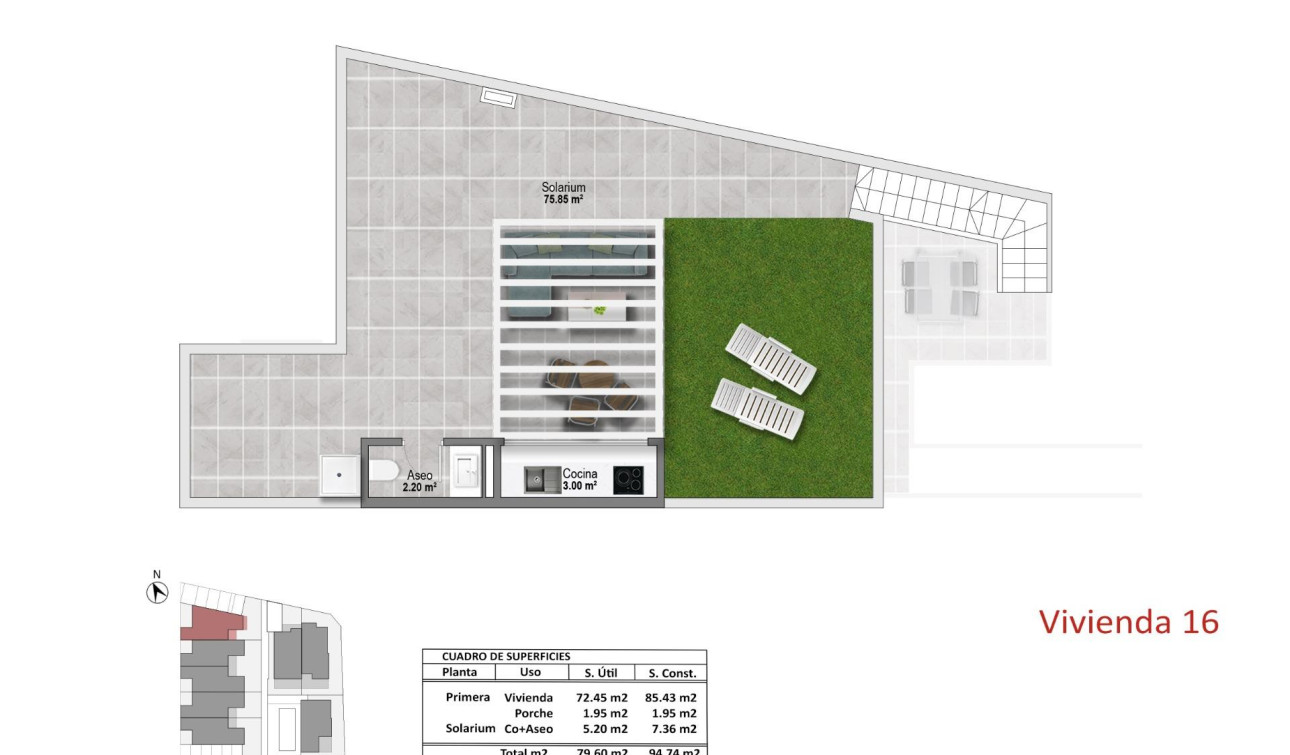 New Build - Apartment / Flat - Pilar de la Horadada - pueblo