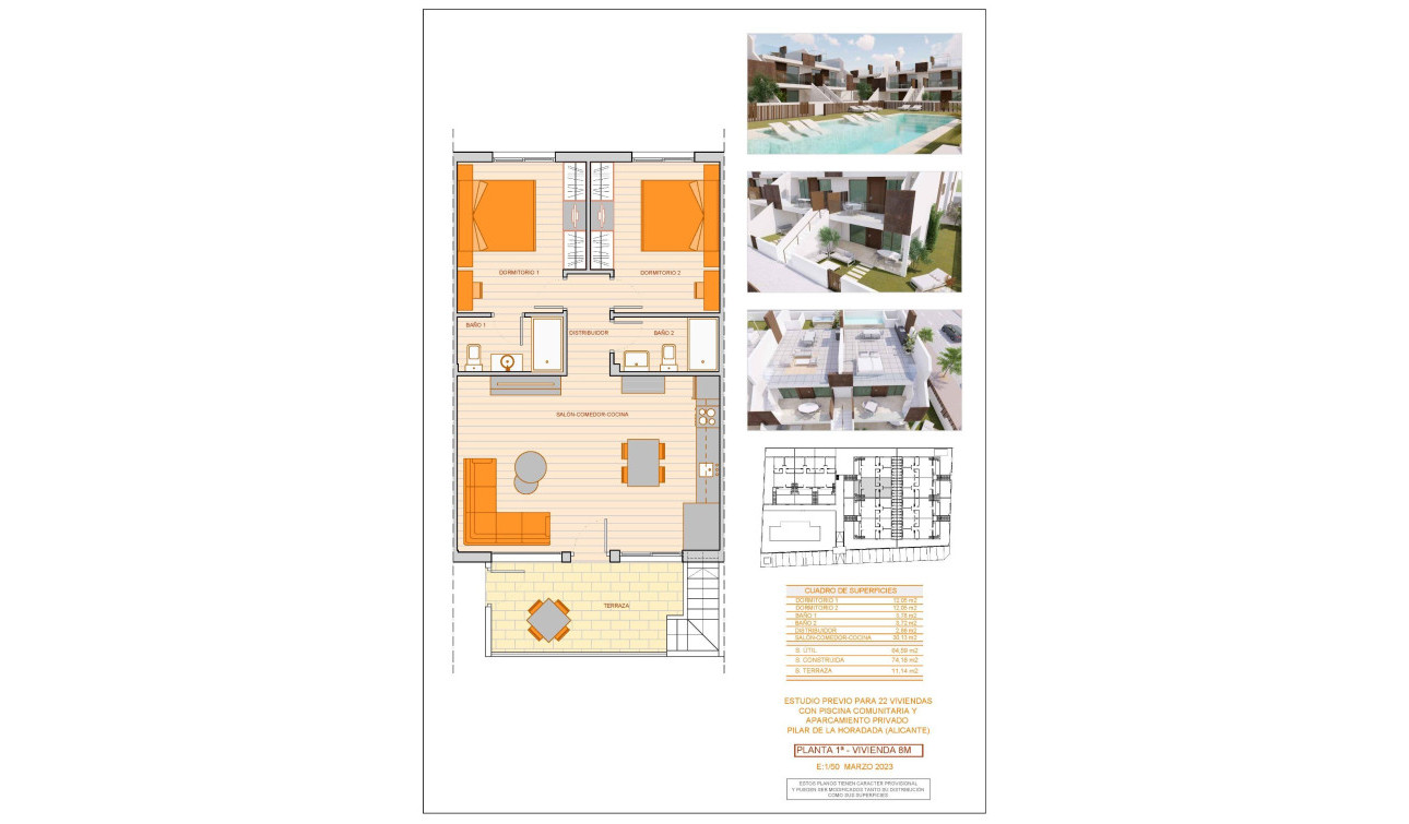 New Build - Apartment / Flat - Pilar de la Horadada - pueblo