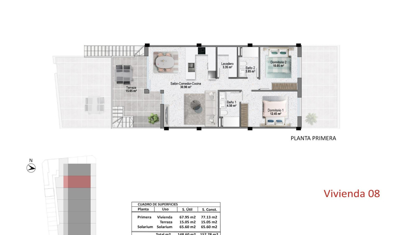 New Build - Apartment / Flat - Pilar de la Horadada - pueblo