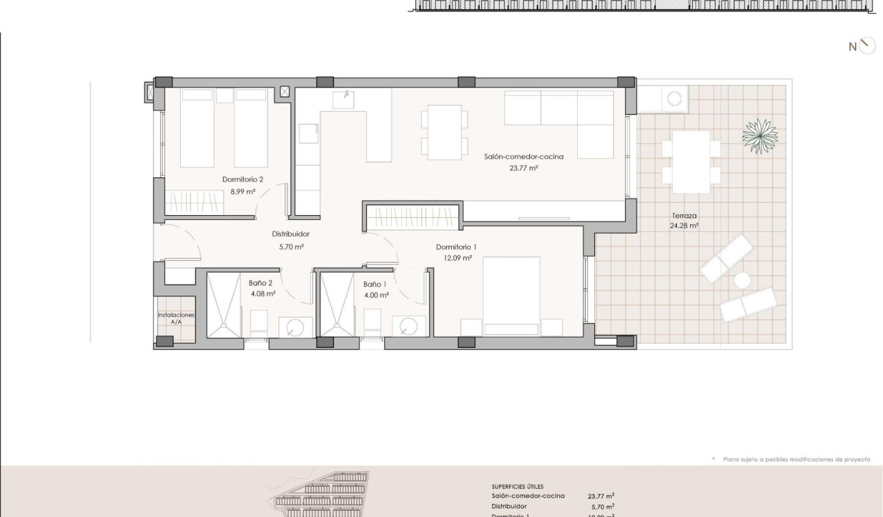 New Build - Apartment / Flat - Pulpi - Aguilón Golf
