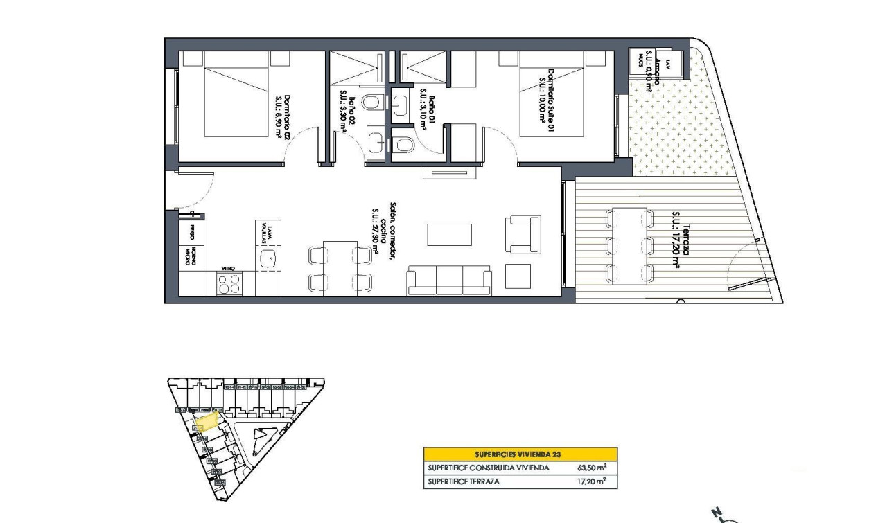 New Build - Apartment / Flat - San Fulgencio - Pueblo