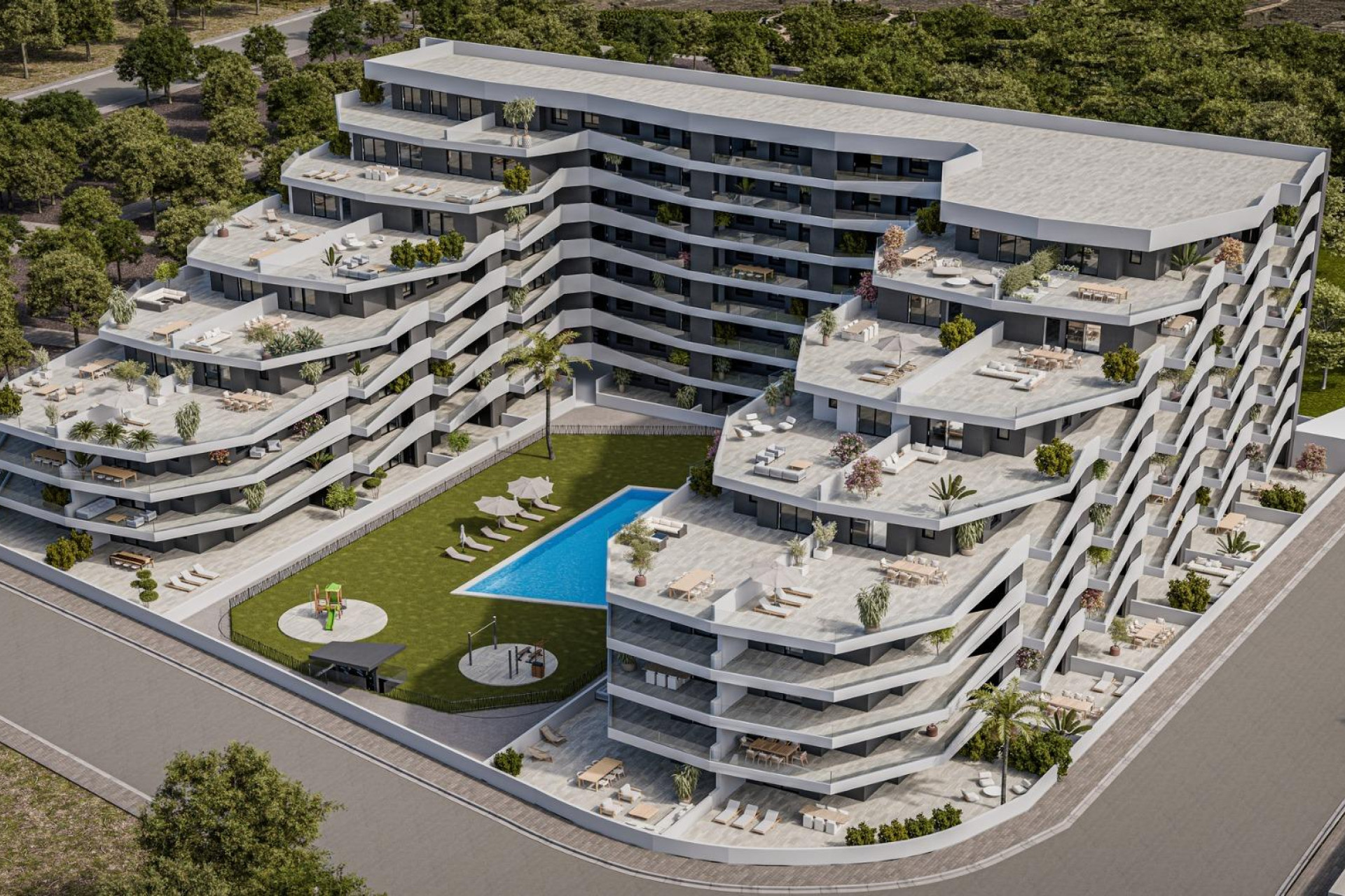 New Build - Apartment / Flat - San Miguel de Salinas - Pueblo