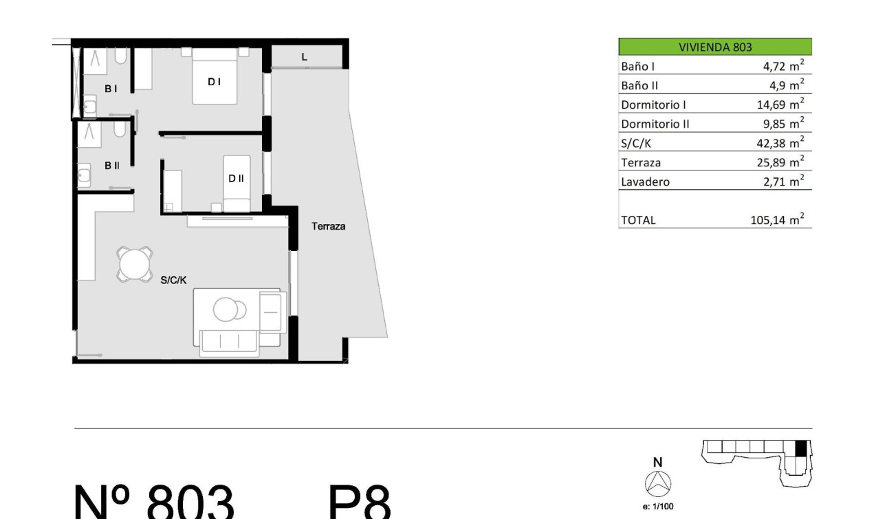 New Build - Apartment / Flat - San Miguel de Salinas - Pueblo