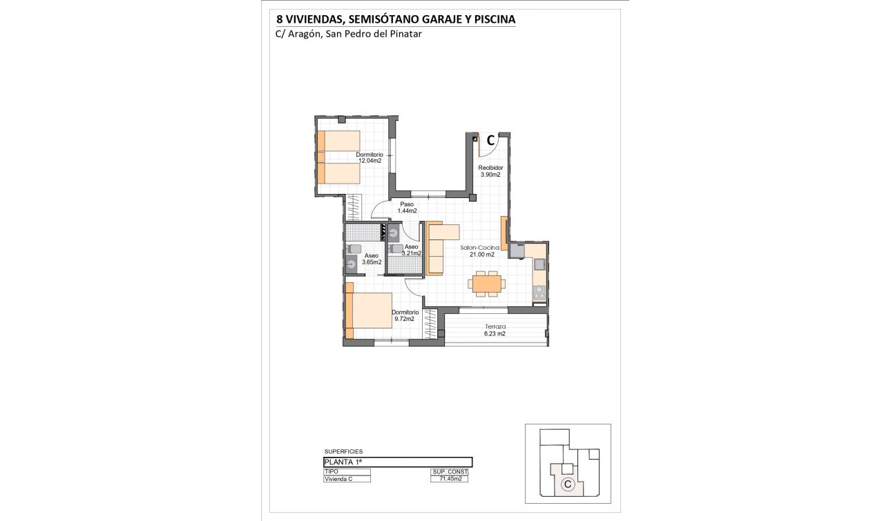 New Build - Apartment / Flat - San Pedro del Pinatar - lo pagán