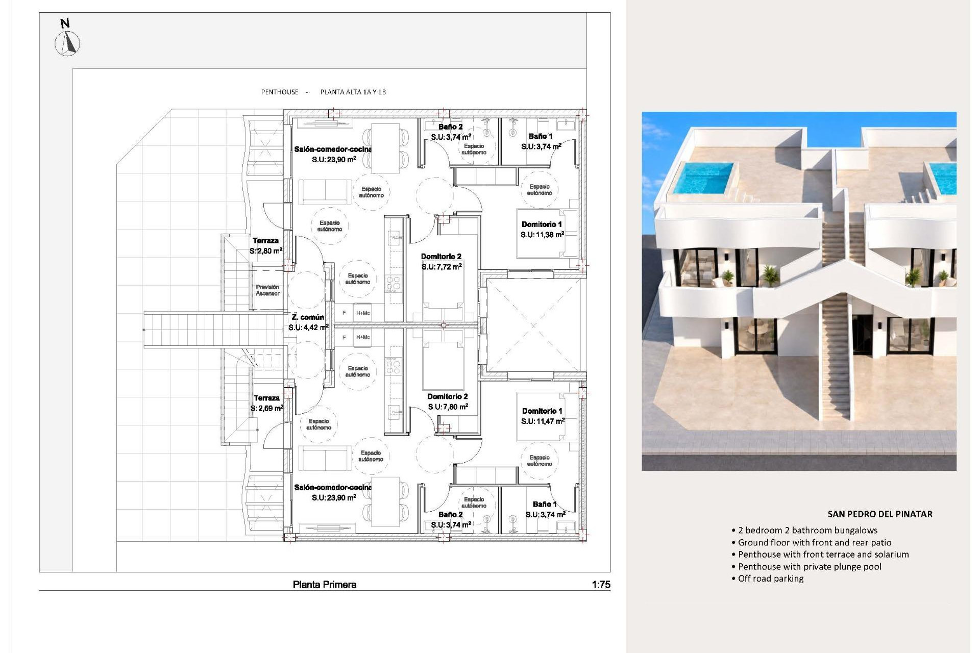 New Build - Apartment / Flat - San Pedro del Pinatar - Los Peñascos
