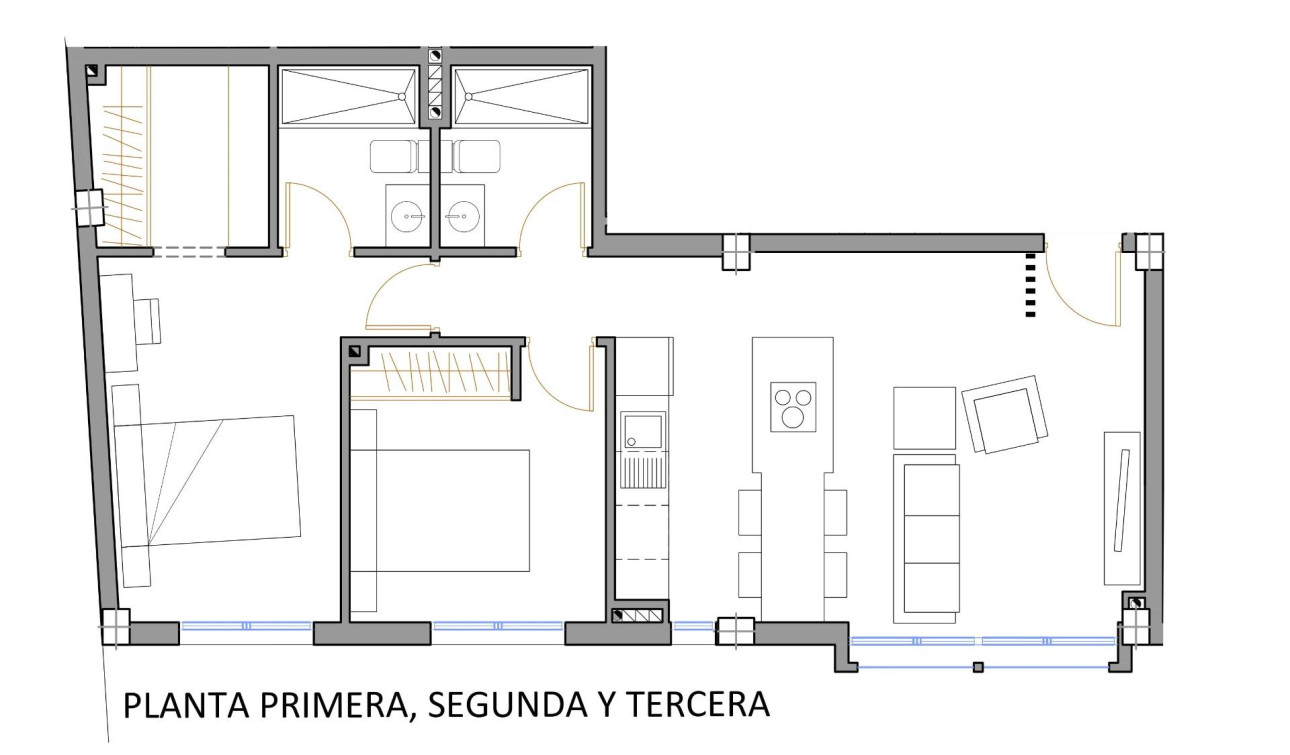 New Build - Apartment / Flat - San Pedro del Pinatar - Villananitos