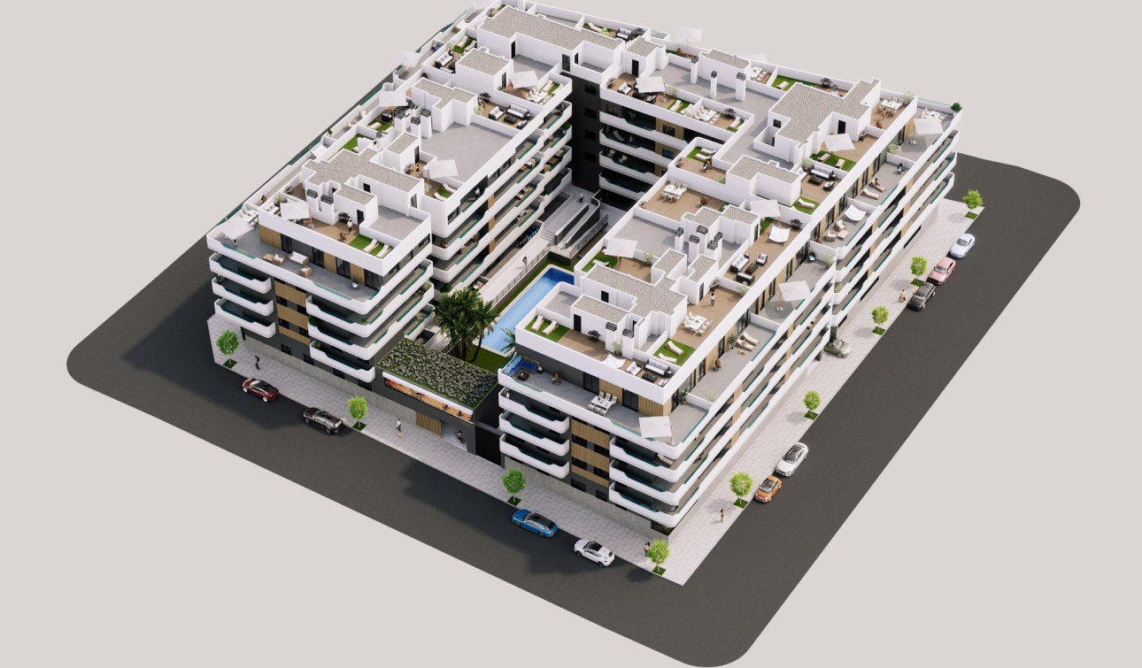 New Build - Apartment / Flat - Santa Pola - Estacion de autobuses