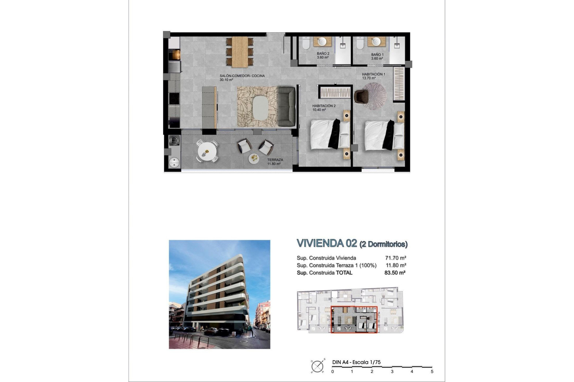 New Build - Apartment / Flat - Santa Pola - pueblo