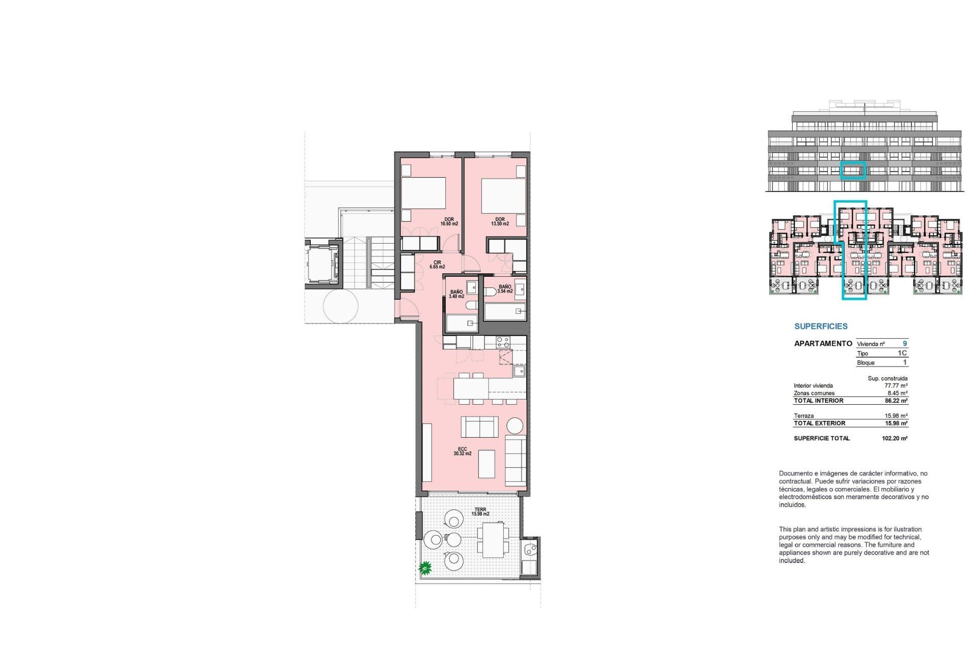 New Build - Apartment / Flat - Torre Pacheco - Santa Rosalia Lake And Life Resort