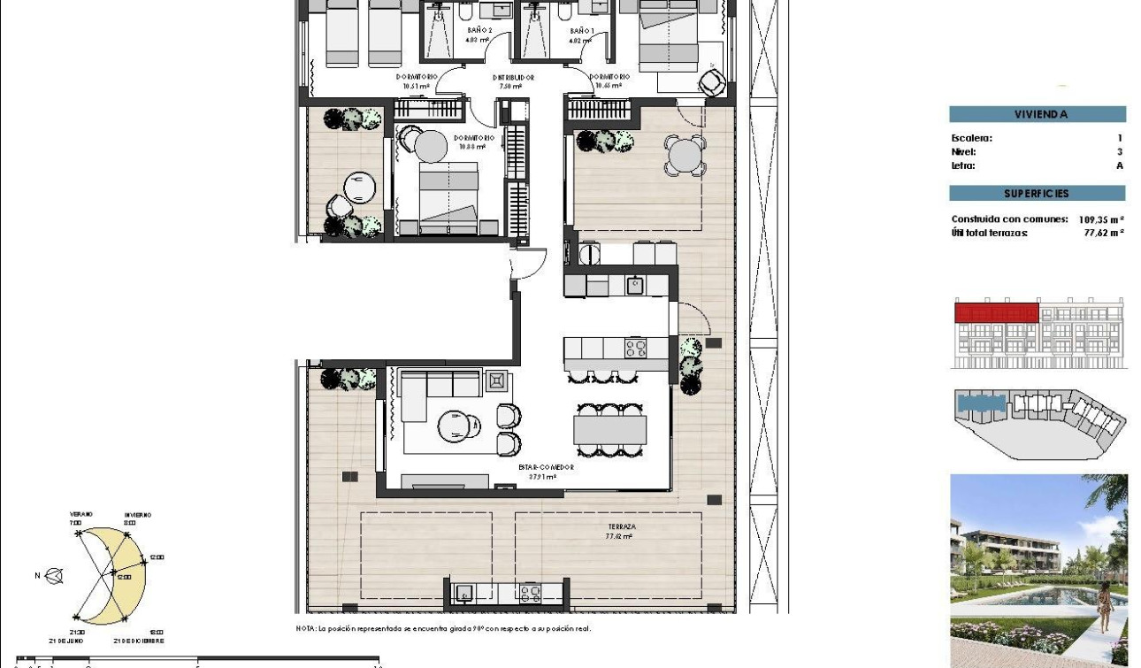 New Build - Apartment / Flat - Torre Pacheco - Santa Rosalia Lake And Life Resort