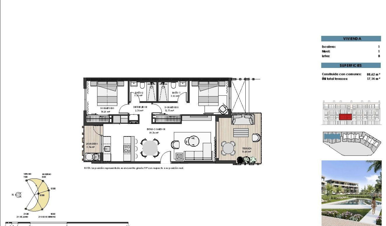 New Build - Apartment / Flat - Torre Pacheco - Santa Rosalia Lake And Life Resort