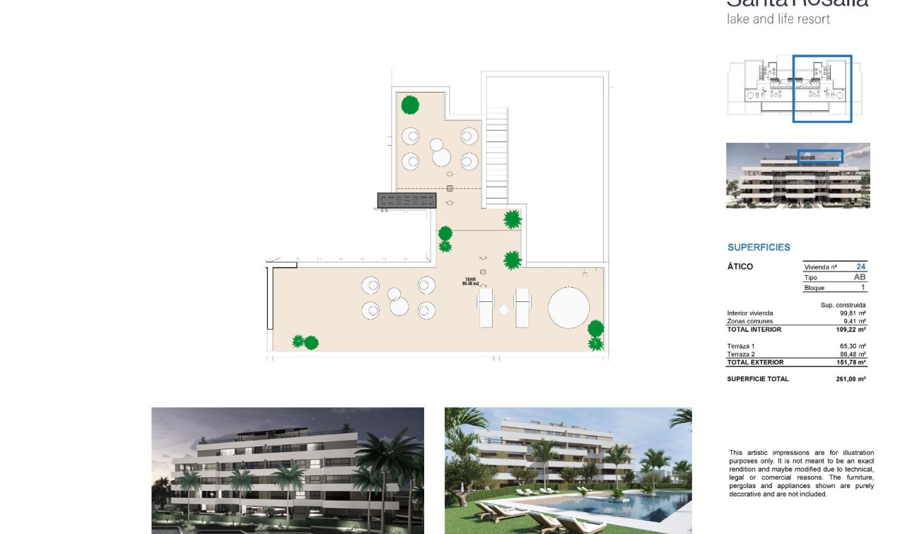 New Build - Apartment / Flat - Torre Pacheco - Santa Rosalia Lake And Life Resort