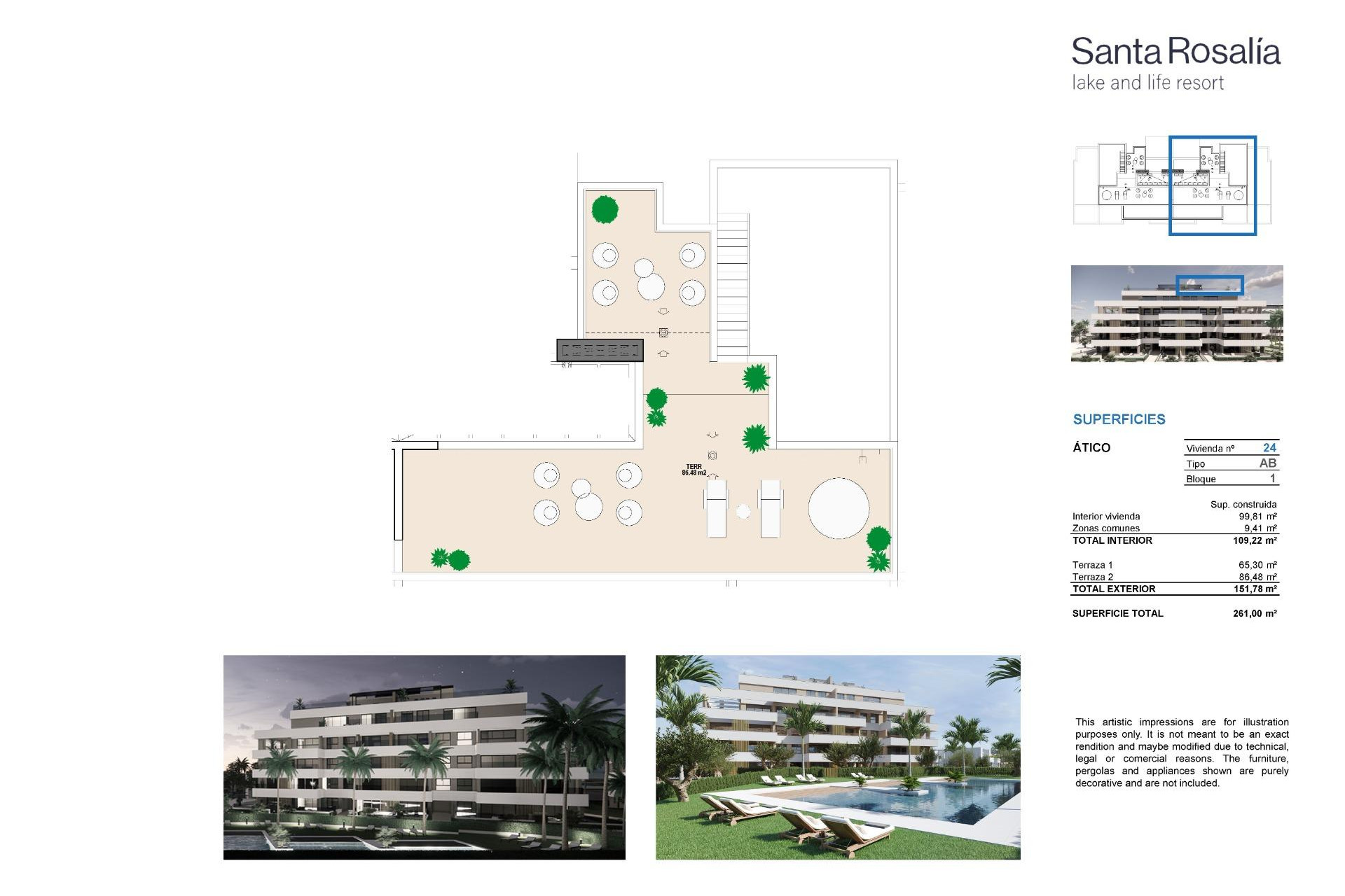 New Build - Apartment / Flat - Torre Pacheco - Santa Rosalia Lake And Life Resort