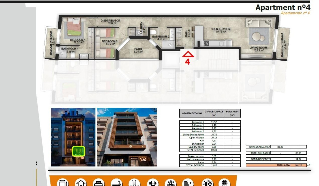 New Build - Apartment / Flat - Torrevieja - Playa de El Cura
