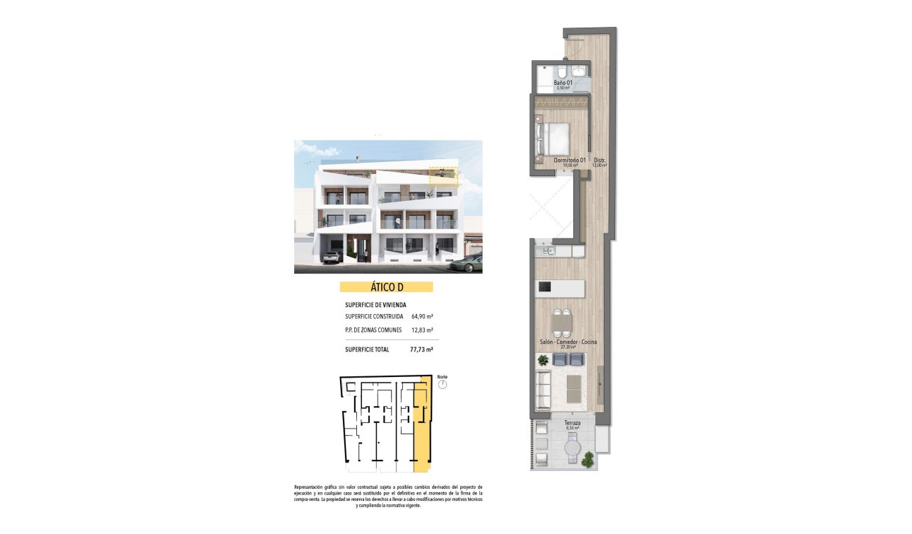 New Build - Apartment / Flat - Torrevieja - Playa de El Cura