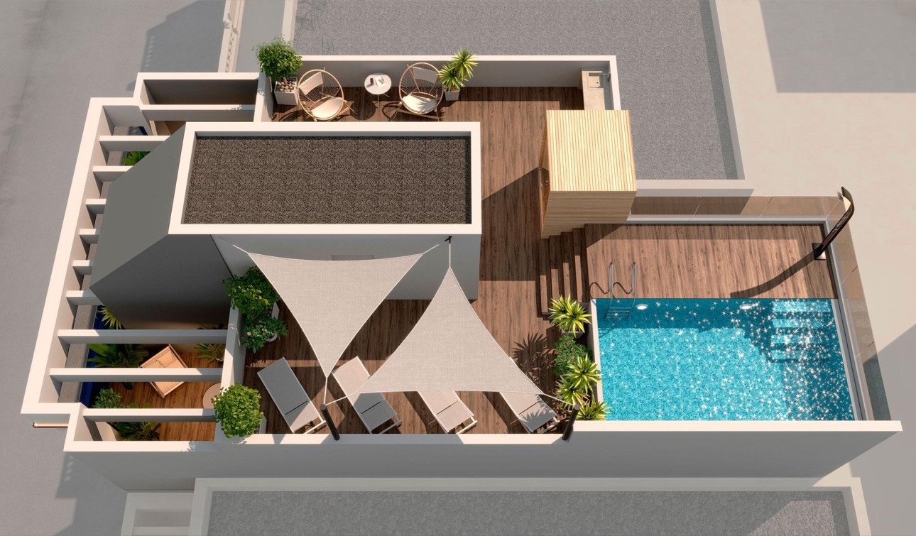 New Build - Apartment / Flat - Torrevieja - Playa del Acequión