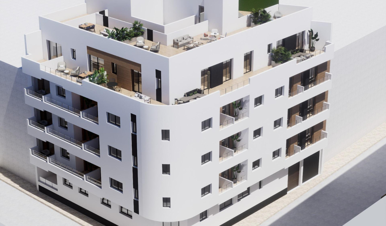 New Build - Apartment / Flat - Torrevieja - pueblo