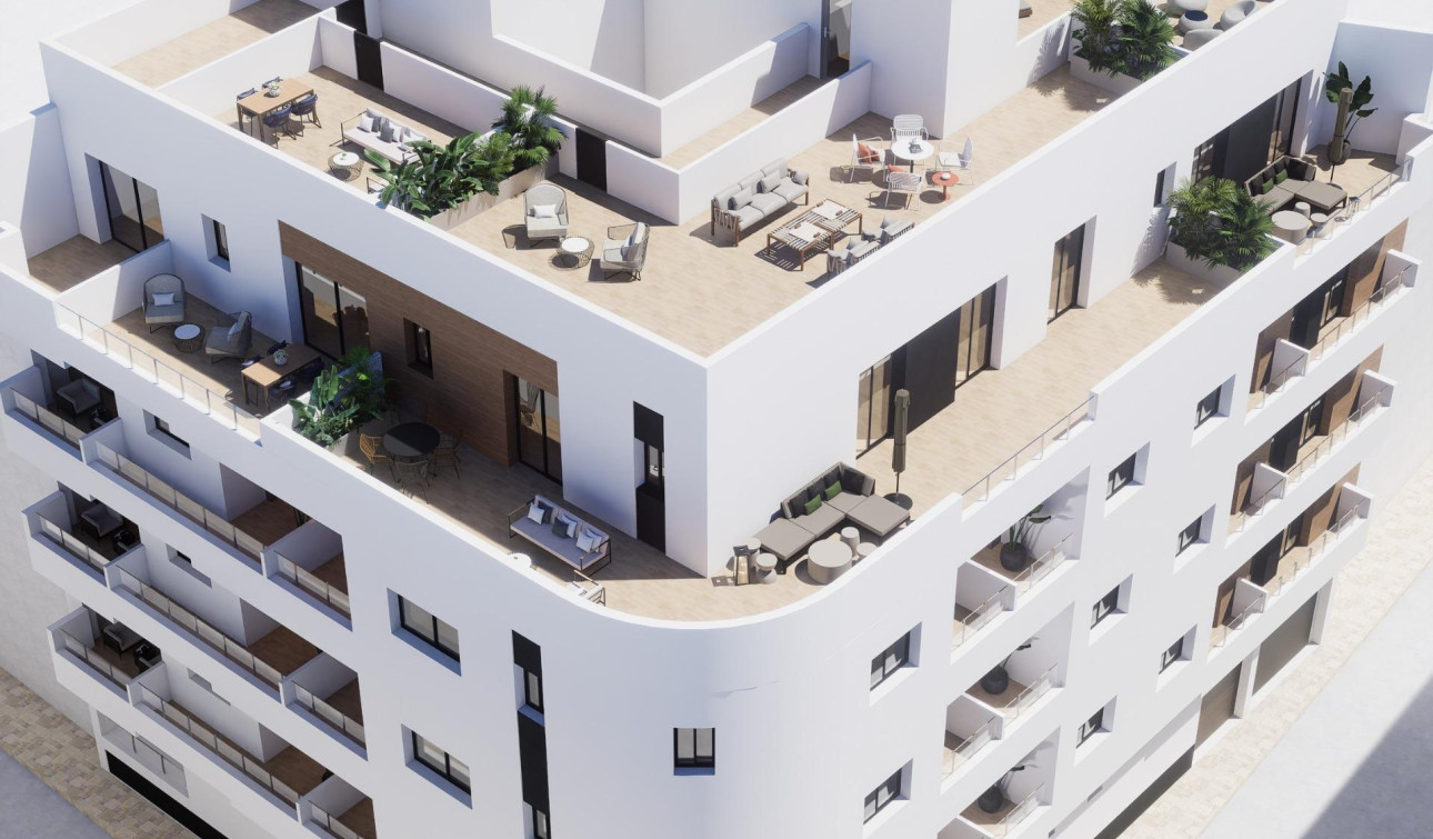 New Build - Apartment / Flat - Torrevieja - pueblo