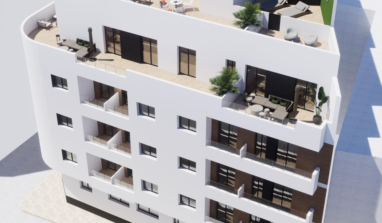 New Build - Apartment / Flat - Torrevieja - pueblo