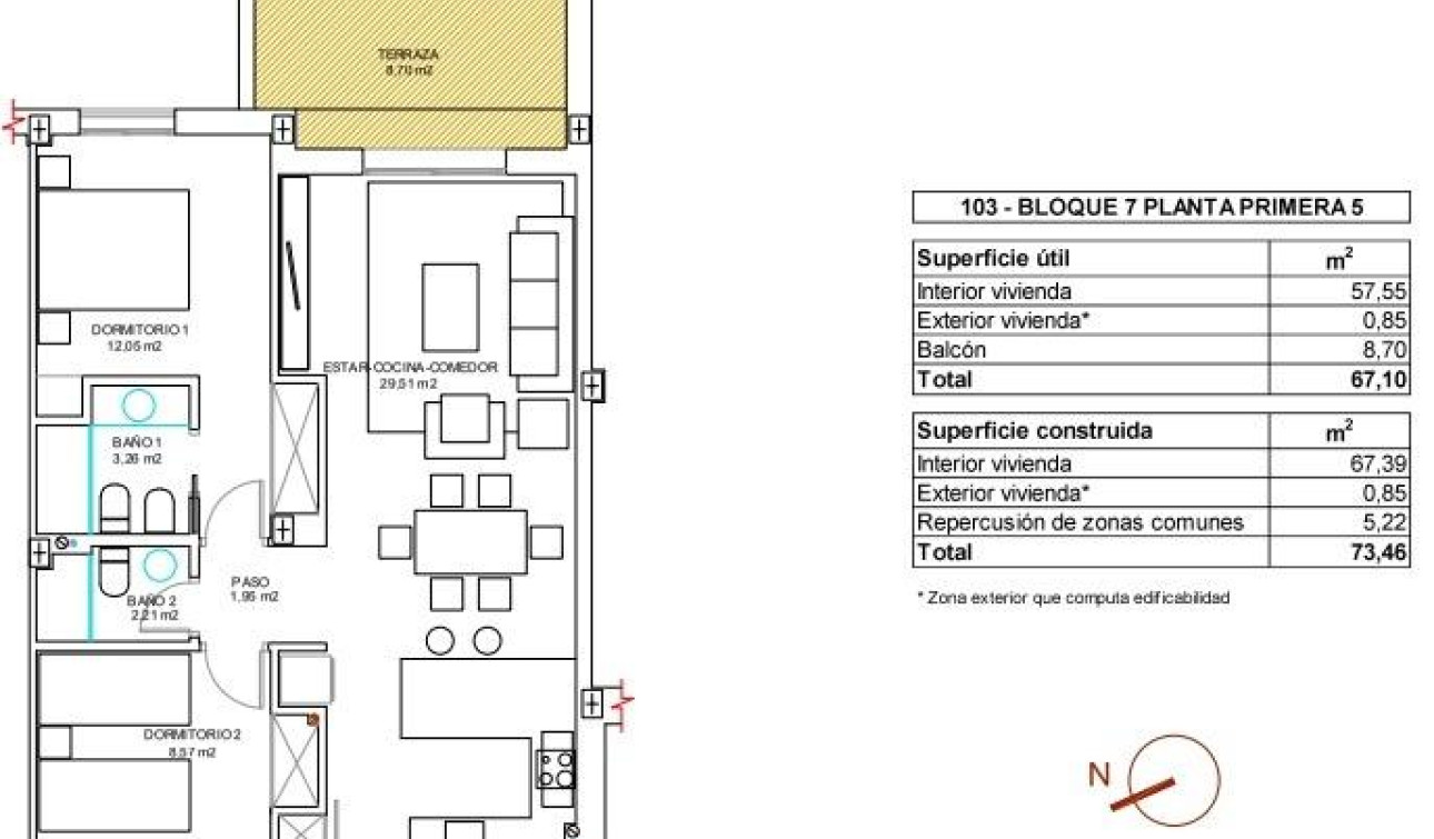 New Build - Apartment / Flat - Vera - El Playazo