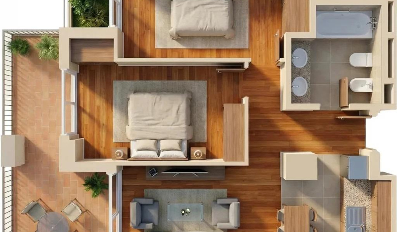 New Build - Apartment / Flat - Vera - Puerto del Rey