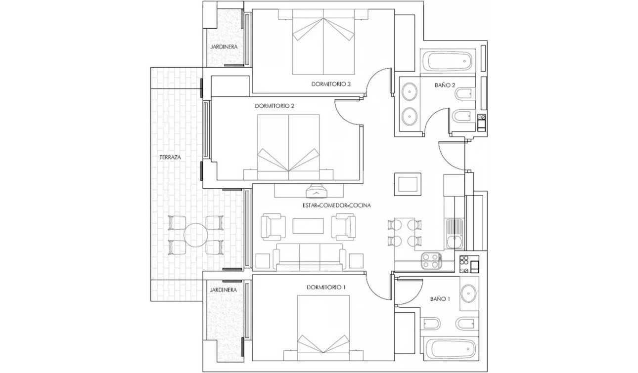 New Build - Apartment / Flat - Vera - Puerto del Rey