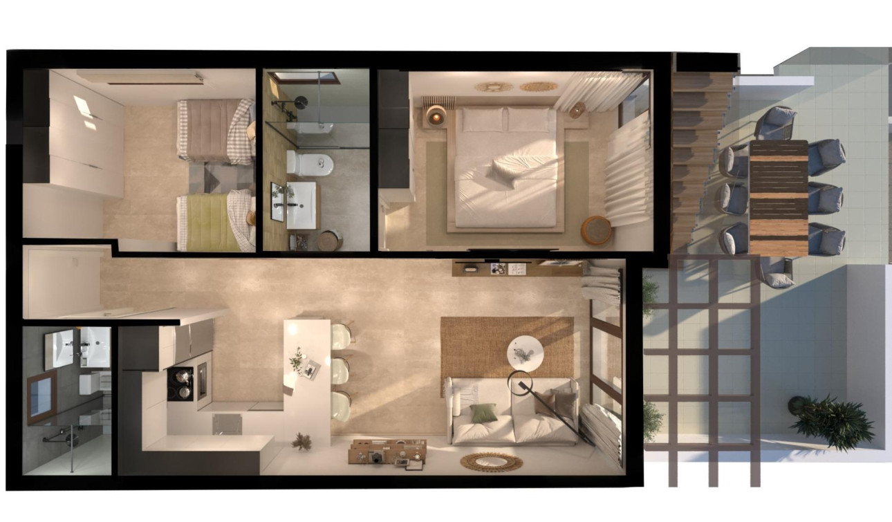 New Build - Apartment / Flat - Vera - Vera Playa