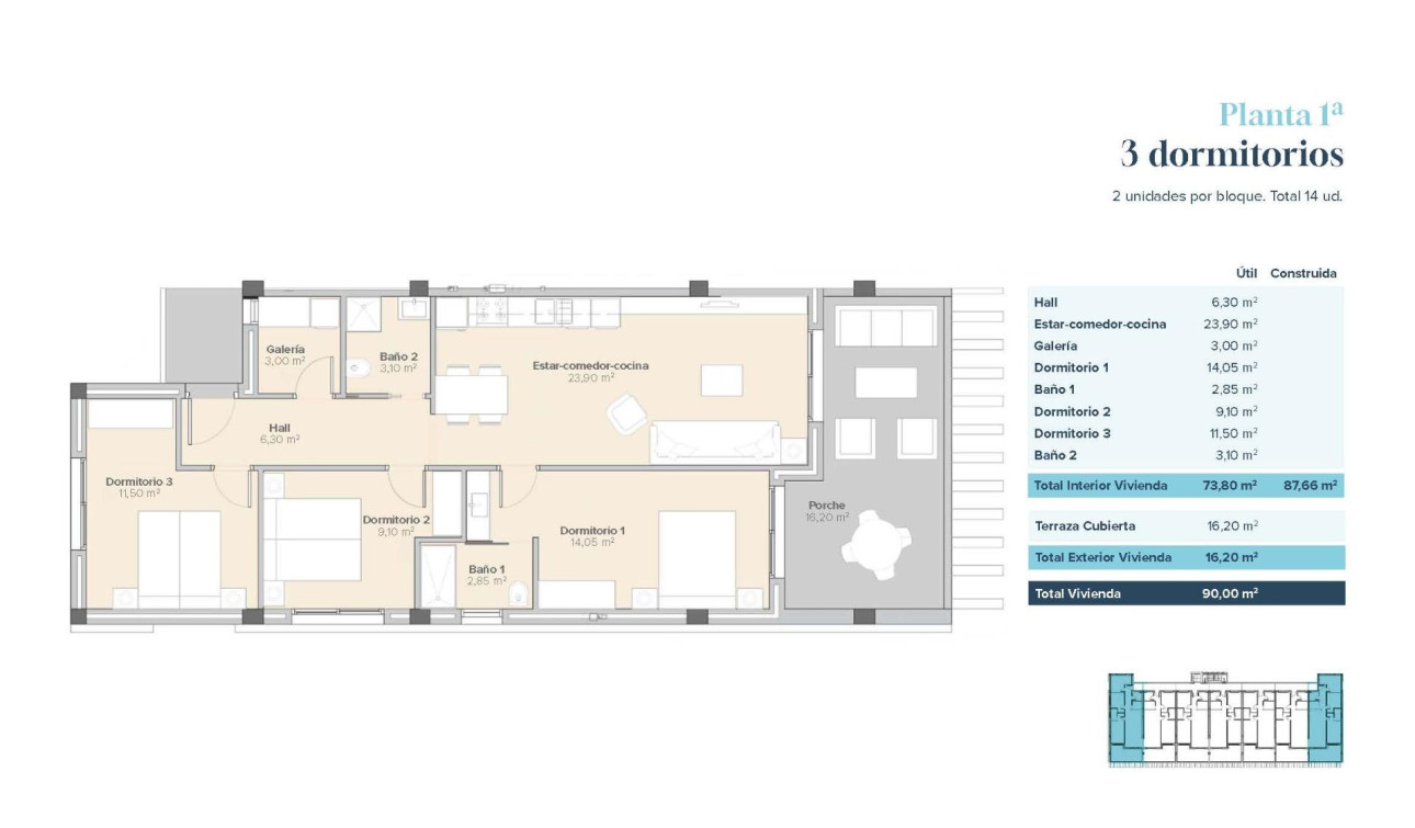 New Build - Apartment / Flat - Vera - Vera Playa