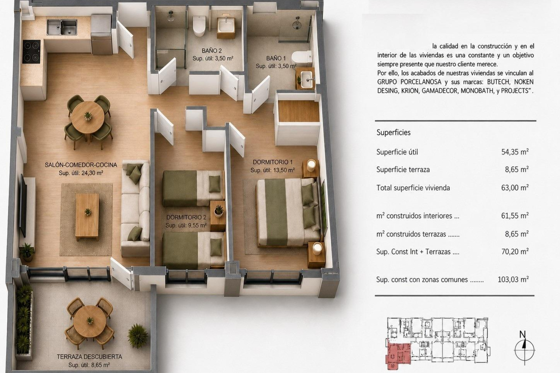 New Build - Apartment / Flat - Villajoyosa - Cala de Finestrat