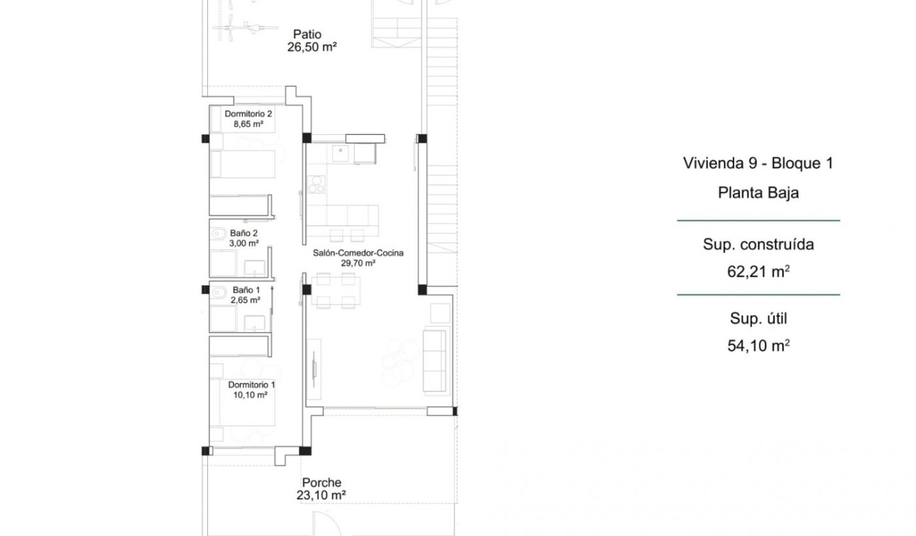 New Build - Bungalow - Orihuela Costa - PAU 26