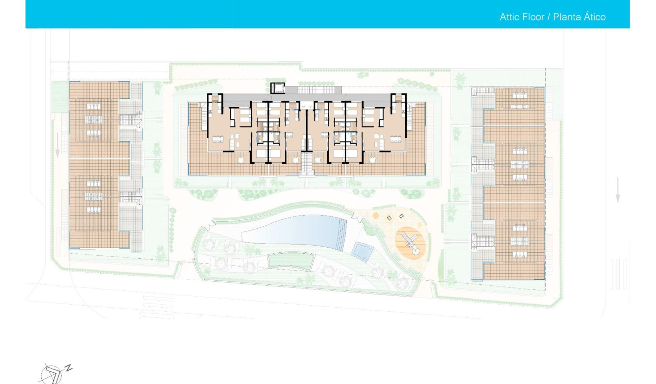 New Build - Bungalow - Pilar de la Horadada - Polideportivo