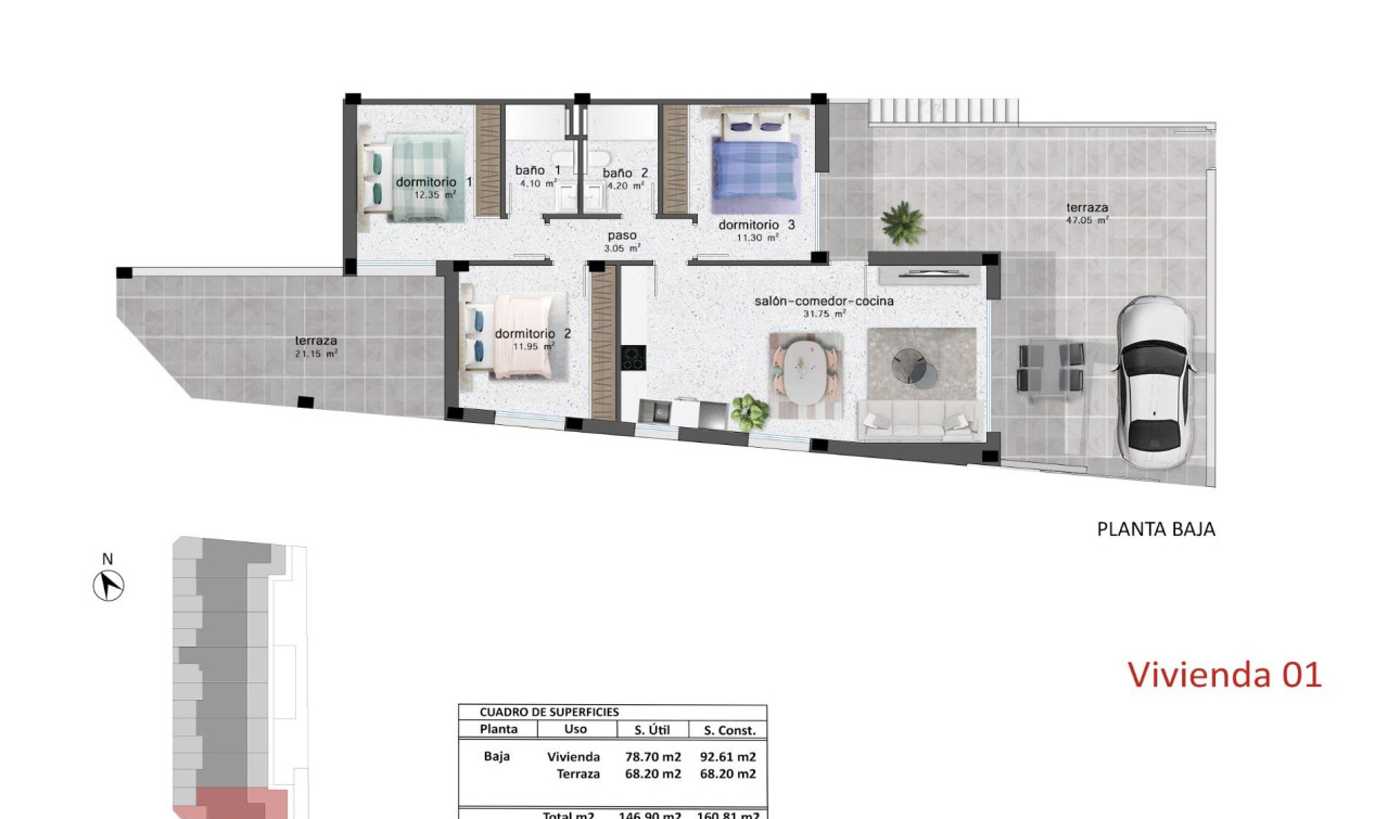 New Build - Bungalow - Pilar de la Horadada - Polígono Industrial Zona Raimundo Bened