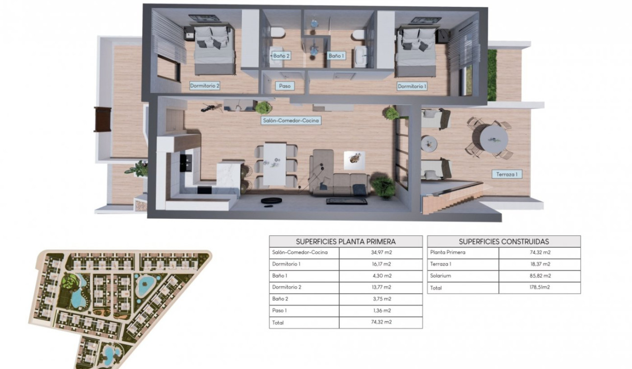 New Build - Bungalow - Torrevieja - Los Balcones