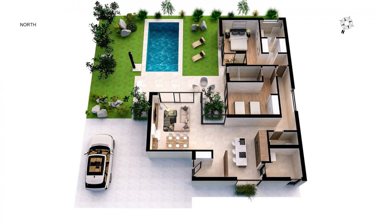 New Build - Detached Villa - Banos y Mendigo - Altaona Golf