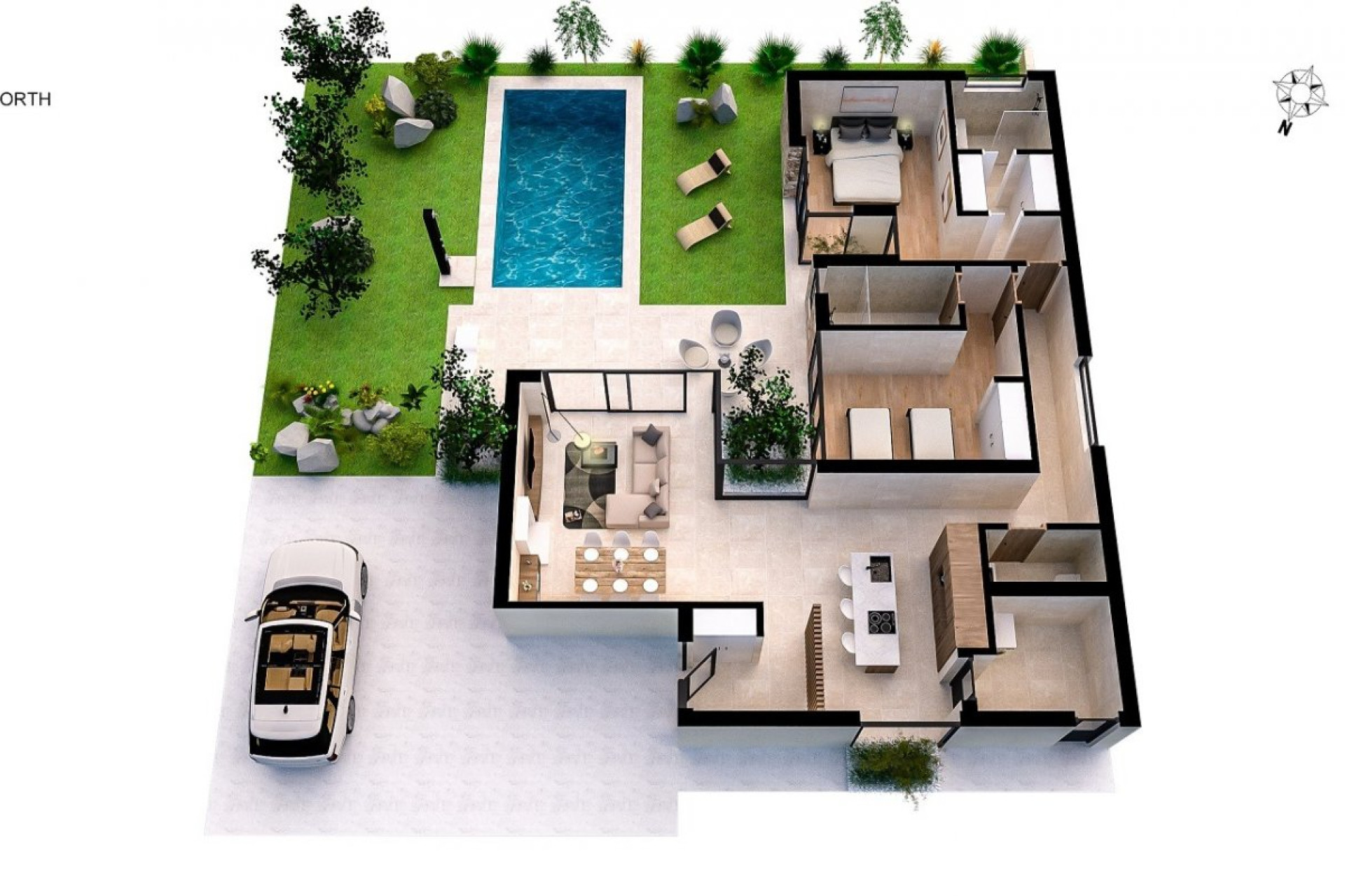 New Build - Detached Villa - Banos y Mendigo - Altaona Golf