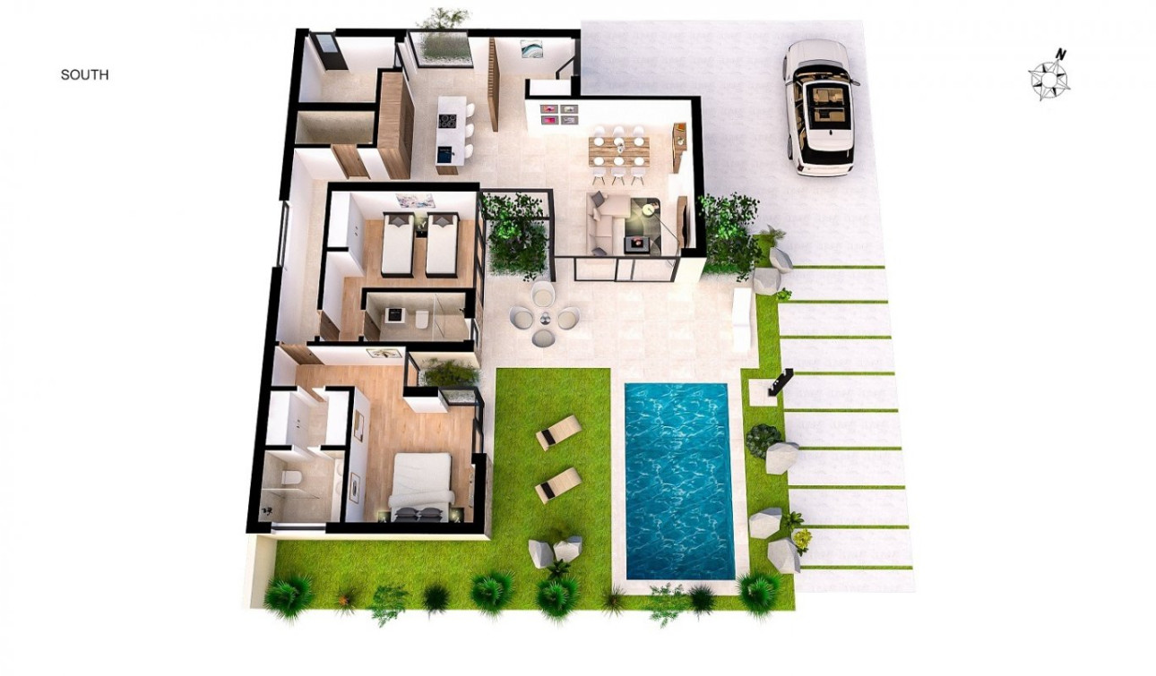 New Build - Detached Villa - Banos y Mendigo - Altaona Golf