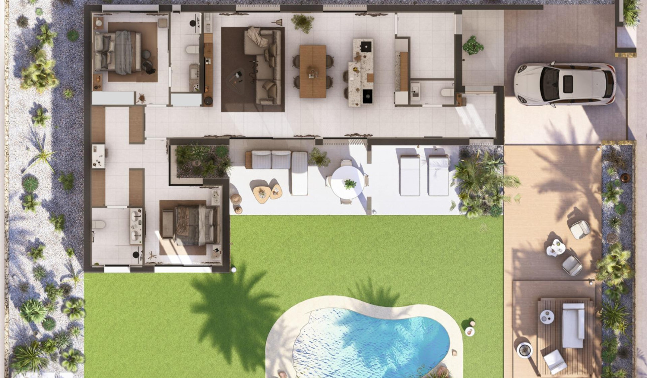 New Build - Detached Villa - Banos y Mendigo - Altaona Golf