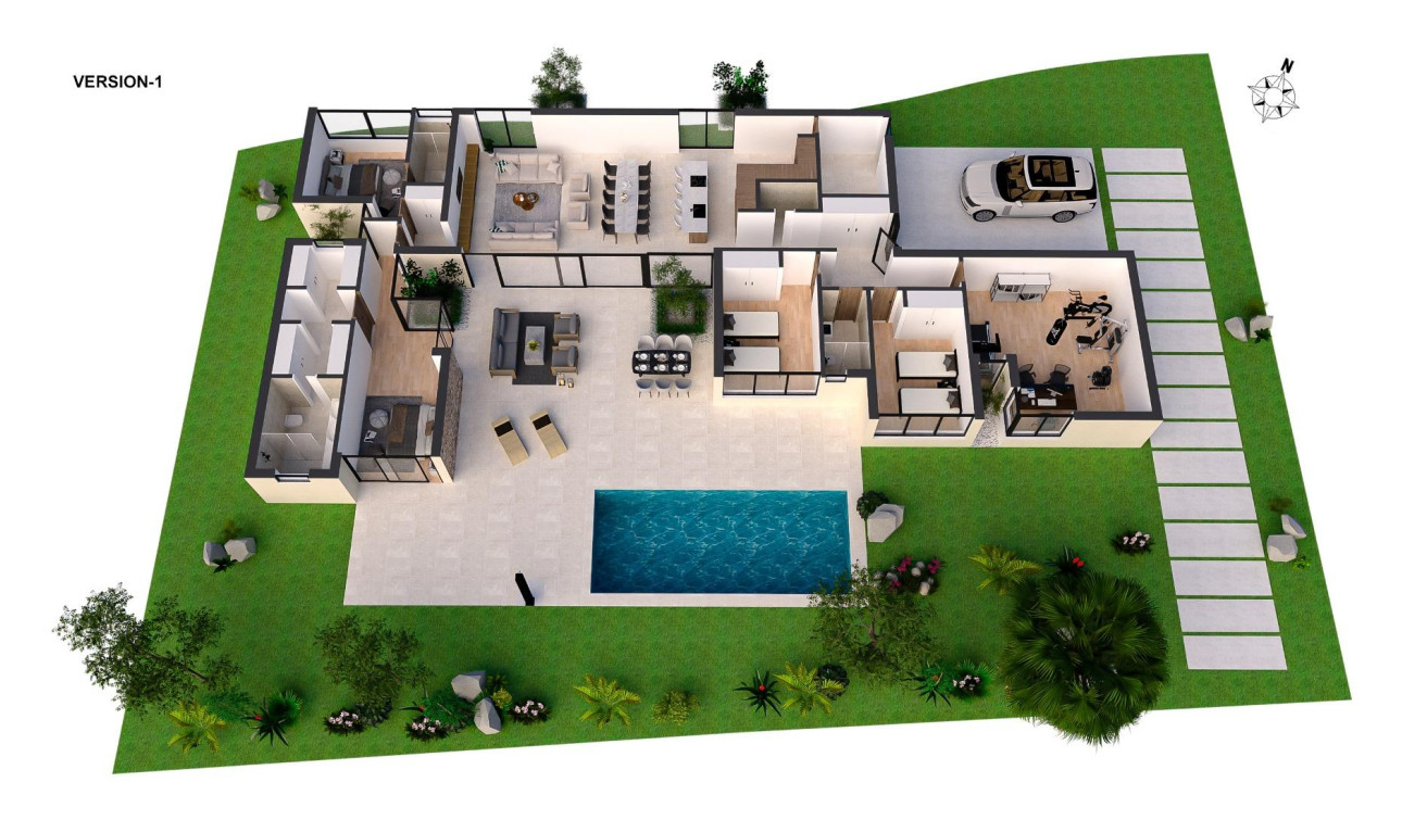 New Build - Detached Villa - Banos y Mendigo - Altaona Golf