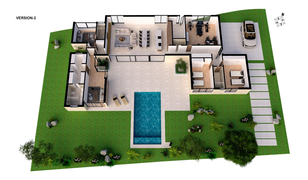 New Build - Detached Villa - Banos y Mendigo - Altaona Golf