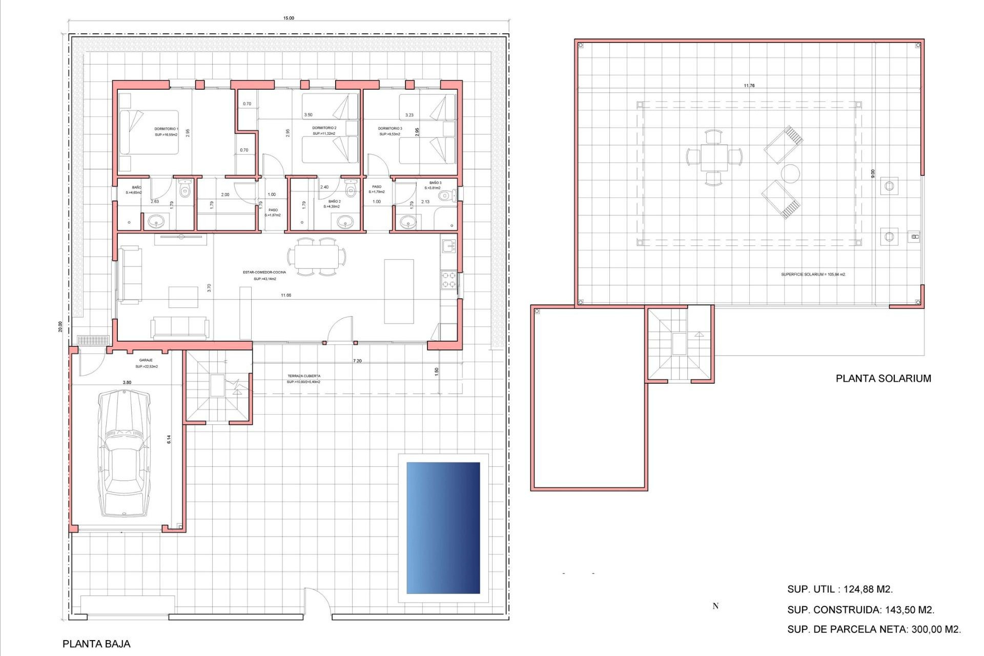 New Build - Detached Villa - Fuente Alamo - La Pinilla