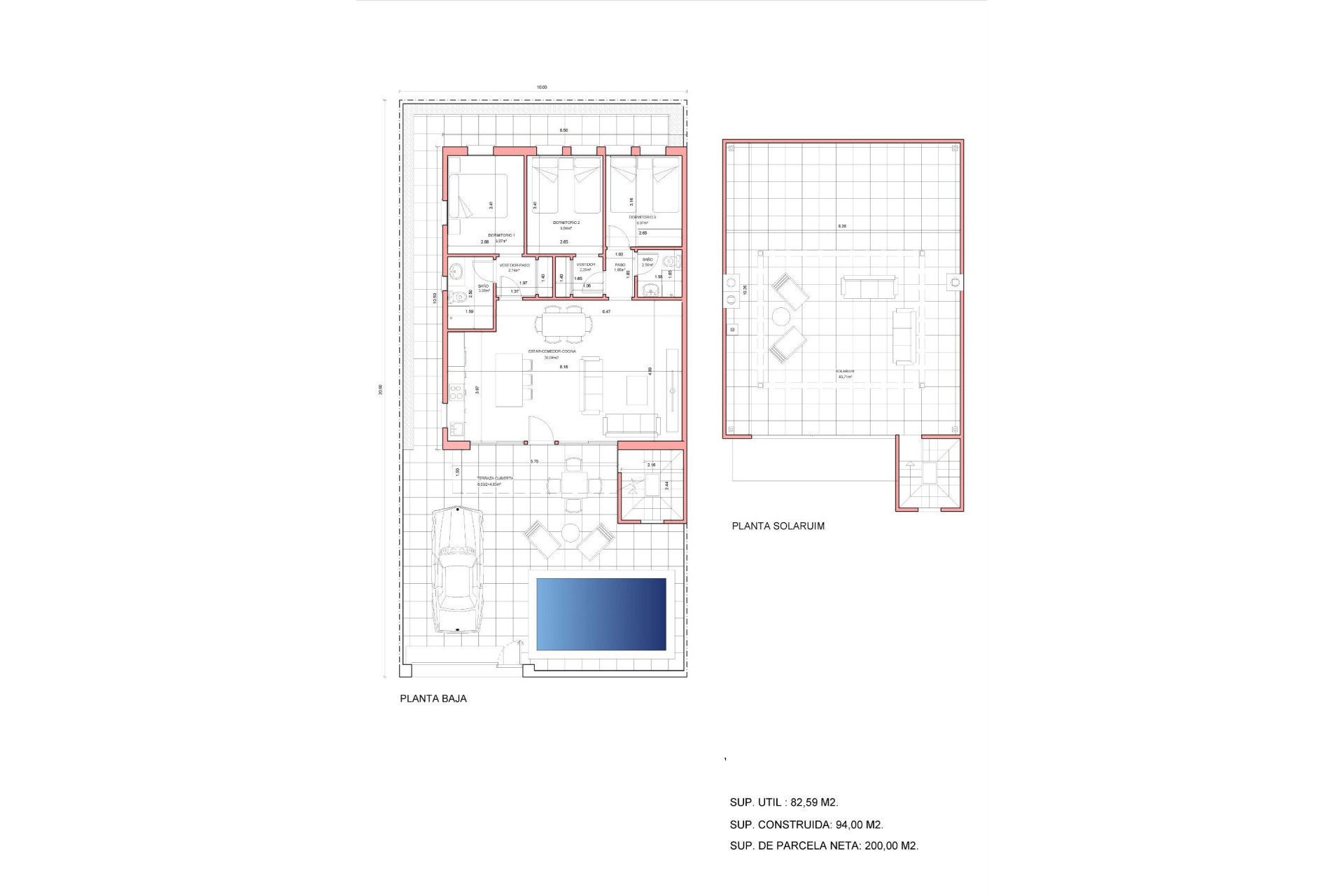 New Build - Detached Villa - Fuente Alamo - La Pinilla