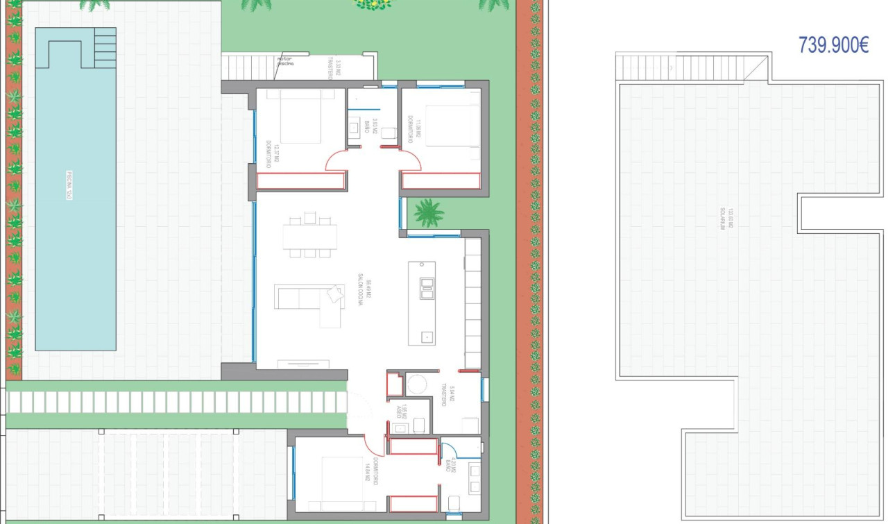 New Build - Detached Villa - Los Alcazares - Serena Golf