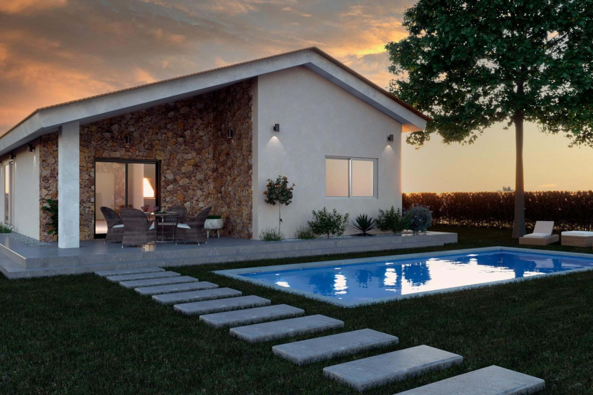 New Build - Detached Villa - Moratalla - Campo de San Juan