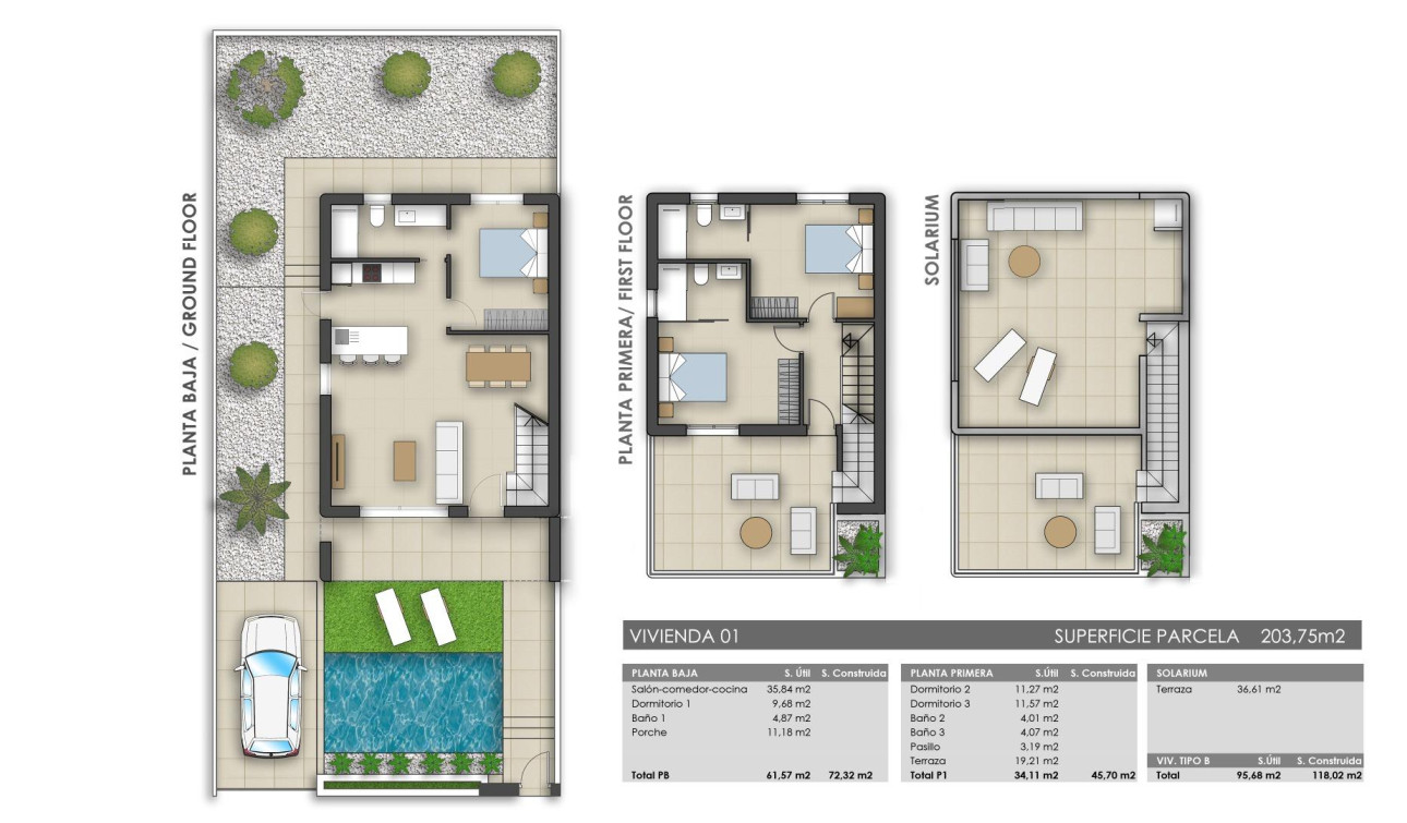 New Build - Detached Villa - Pilar de la Horadada - Polideportivo