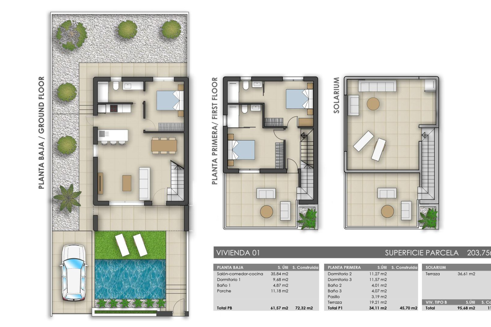 New Build - Detached Villa - Pilar de la Horadada - Polideportivo