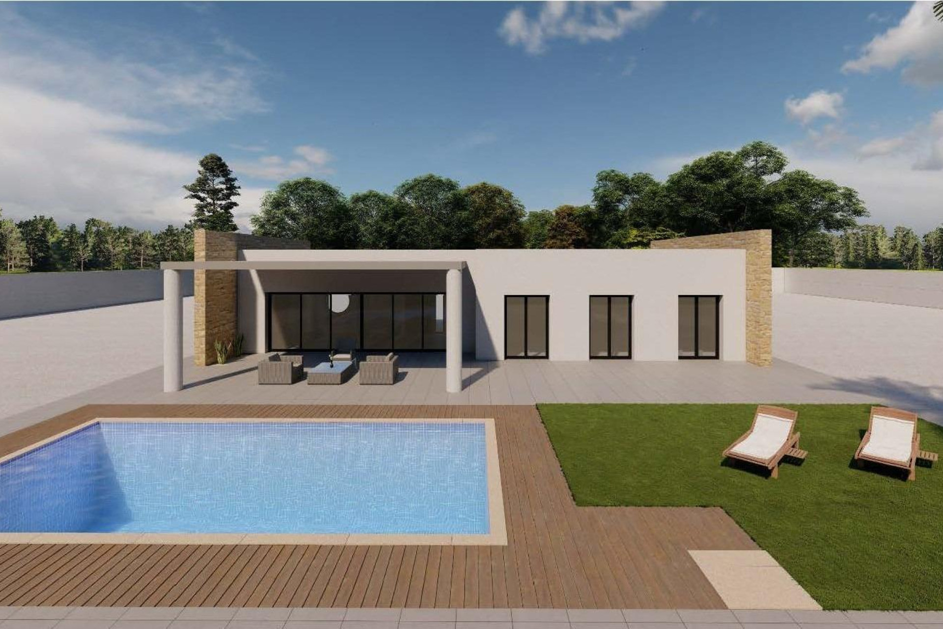 New Build - Detached Villa - Pinoso - Campo