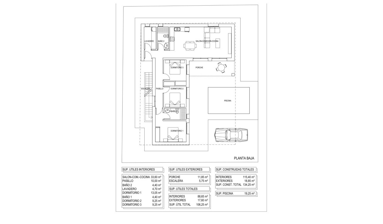 New Build - Detached Villa - Pinoso - Campo