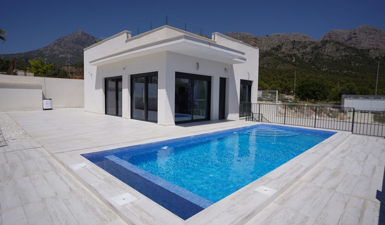 New Build - Detached Villa - Polop - Alberca