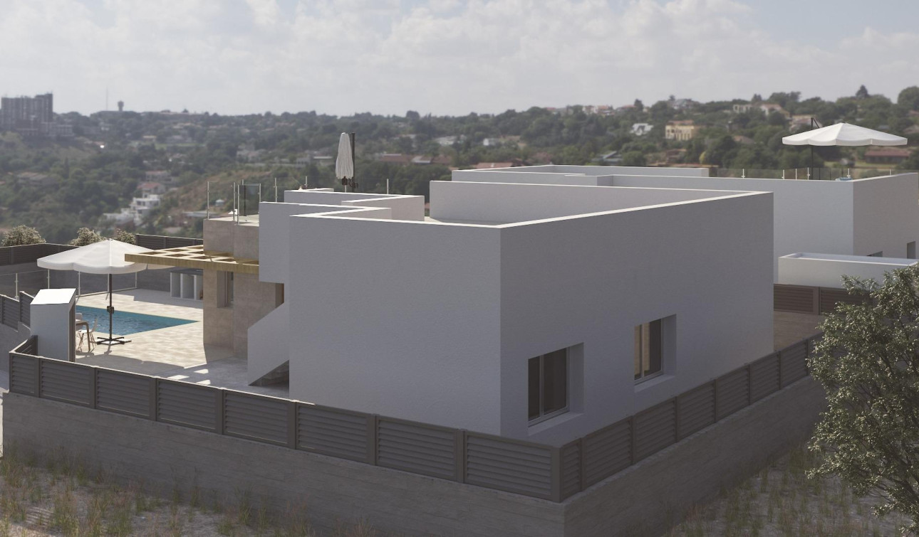 New Build - Detached Villa - Polop - Alberca