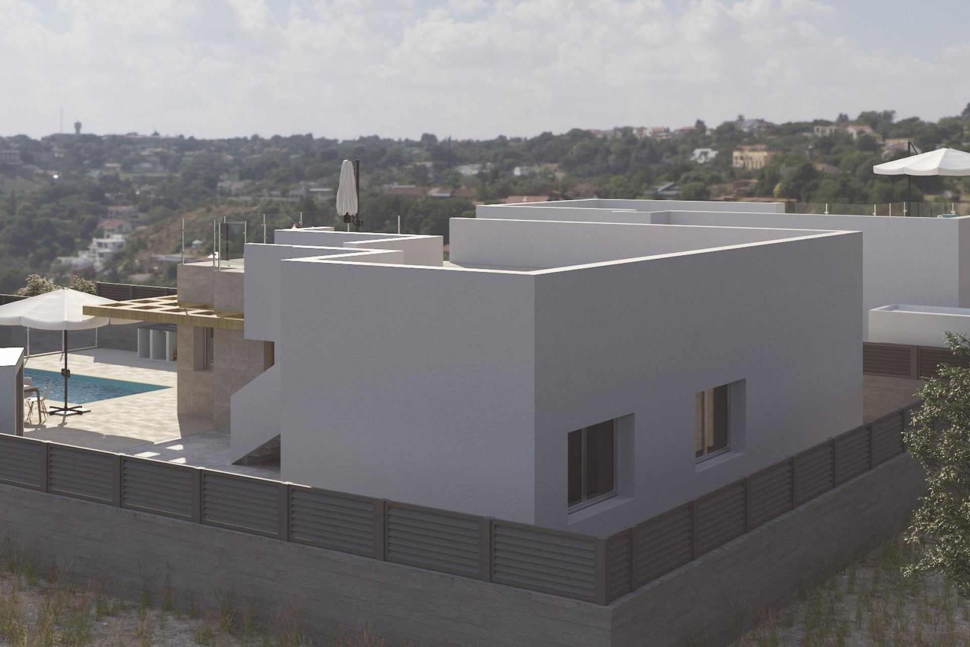 New Build - Detached Villa - Polop - Alberca